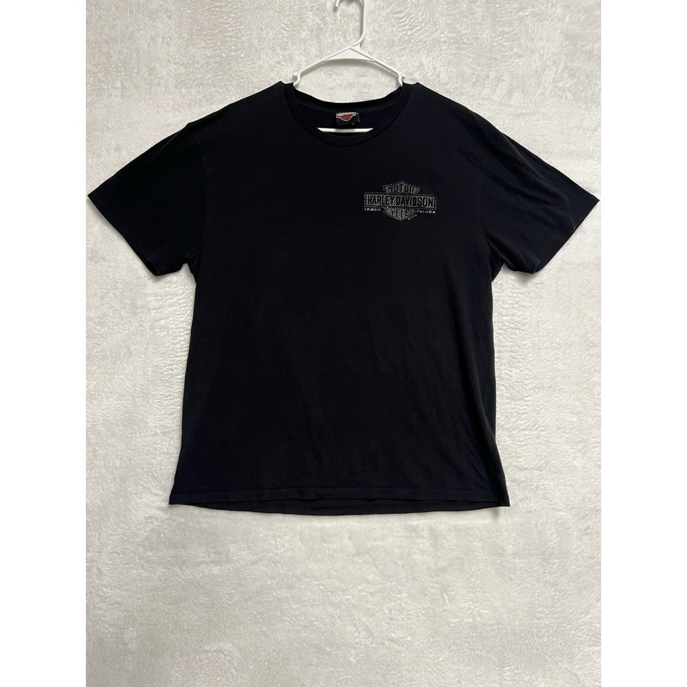 Harley Davidson Yuba City California Black Graphic T Shirt Womens